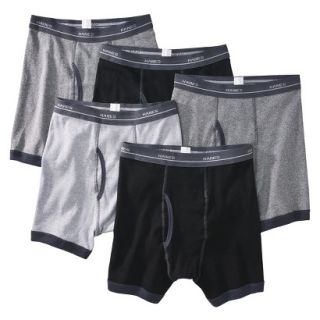 Boys Hanes Multicolor 5 pack Ringer Boxer Brief Underwear M(8 10)