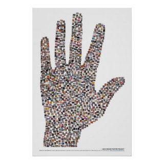 Show Us Your Hands 1,000 Hands Poster