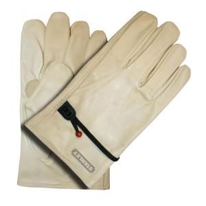 Stanley Grain Cowhide Large Driver Glove with Ball and Tape S82311