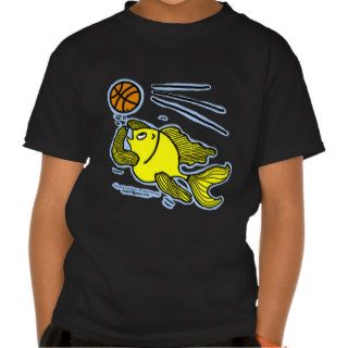 Fish Playing Basketball T Shirt