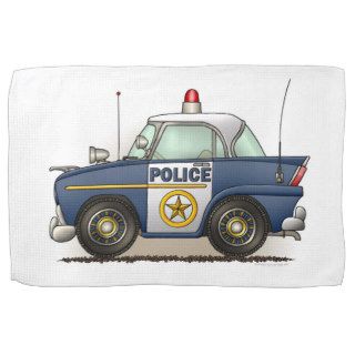 Police Car Police Crusier Cop Car Hand Towel