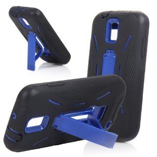 ATC Armor Defender Bumper Case (Blue + Black) for Hercules Samsung Galaxy S2 II T Mobile T989 with Stylus Cell Phones & Accessories