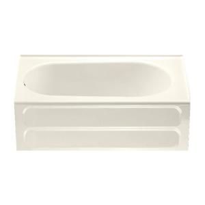 American Standard Standard Collection 5 ft. Bathtub with Left Hand Drain in Linen 2083.202.222