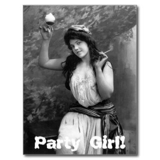 Party Girl, 1902 Postcards
