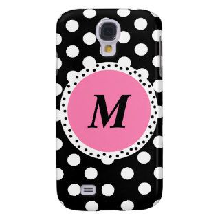 Polka Dot Initial Persona;lized iPhone 3 G Case Galaxy S4 Covers