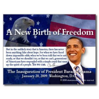 A New Birth of Freedom Postcard