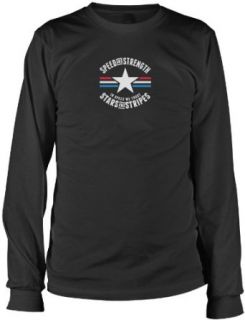 Speed and Strength Men's Stars and Stripes Long Sleeve Shirts Clothing