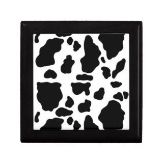 Cow Pattern Trinket Boxes