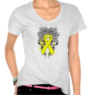 Testicular Cancer   Cool Support Awareness Slogan T Shirt