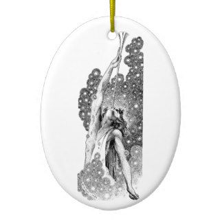 Angel with Trumpet Christmas Ornament
