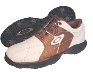NEW Oakley Bow Tye Men's White Brown Golf Shoes Sz 8 Shoes