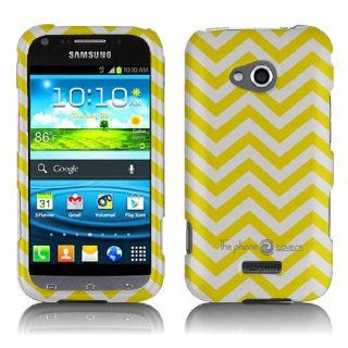 Hard Case Zig Zag Mustard Yellow Faceplate Design for Samsung Galaxy Victory 4G LTE SPH L300 Unique Fun Cool Trendy Retro Indi Vintage by ThePhoneCovers Cell Phones & Accessories