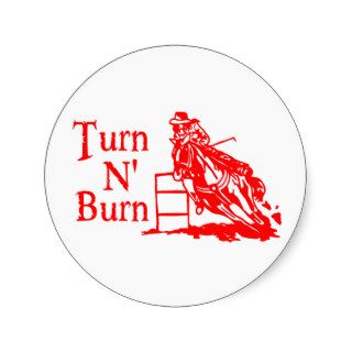 TURN N BURN STICKERS