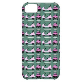 Women's Golf Carts Pink and White iPhone 5C Covers