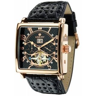 Louis XVI Men's 'La Bastille' Automatic Goldtone/ Black Watch LOUIS XVI Men's More Brands Watches