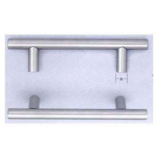 Omnia 9464/448 17 5/8 Inch Center to Center Stainless Steel Pull   Cabinet And Furniture Pulls  