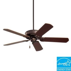 Illumine 52 in. Oil Rubbed Bronze Non Lit Ceiling Fan with Dark Cherry Blades CLI ONF200ORB