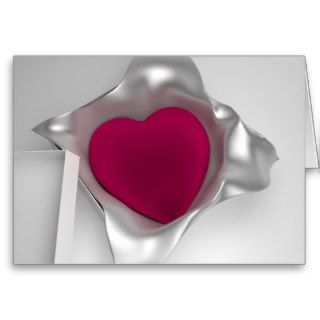 3D Heart Greeting Card