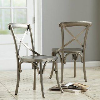 Constance Metal Dining Chairs   Set of 2   Ballard Designs   Colin Dining Chairs