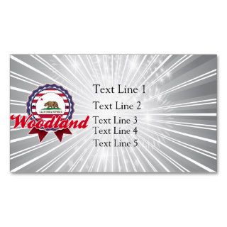 Woodland, CA Business Card Template