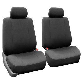 FH Group Charcoal Gray Airbag Compatible Front Bucket Covers (Set of 2) FH Group Car Seat Covers