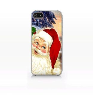 Santa Claus   iPhone 4 case, iPhone 4s case, Hard Plastic , Clear case   GIV IP4 014 Clear Cell Phones & Accessories