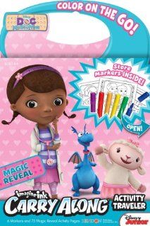 Bendon Doc McStuffins Carry Along Activity Traveler Book with Markers Toys & Games