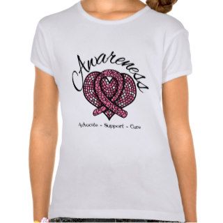 Breast Cancer Awareness Mosaic Heart T Shirt