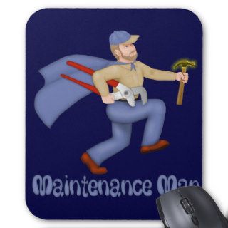 Maintenance Man Mouse Pad