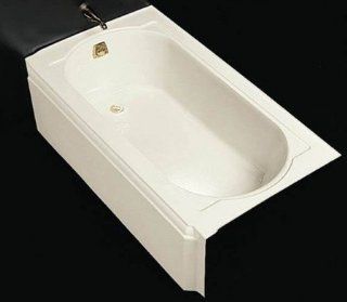 Memoirs Collection 60" Three Wall Alcove Cast Iron Three Wall Alcove Soaking Bath Tub with Left Hand Drain   Recessed Bathtubs  