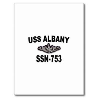 USS ALBANY (SSN 753) POST CARDS