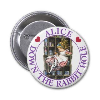 ALICE DOWN THE RABBIT HOLE PIN