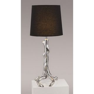 Modern Chrome Branches Black Shade Table Lamp Table Lamps