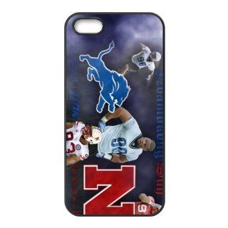 Custom NFL Famous Player Ndamukong Suh NO.90 of Detroit Lions Cover Case for iPhone 5S/5 5S 1936 Cell Phones & Accessories