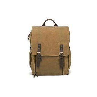 Ona Camps Bay Camera and Laptop Backpack, Handcrafted with Waxed Canves and Leather   Field Tan, for up to 17 inch Laptops  Camera Cases  Camera & Photo