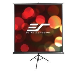 Elite Screens Tripod Series 113 in. Diagonal Portable Projection Screen with 11 Ratio T113UWS1