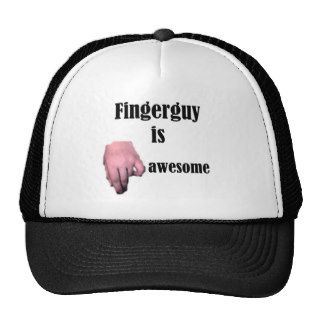 Fingerguy is awesome trucker hats