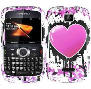 Heavenly Heart Hard Case Cover for Motorola Theory WX430 Cell Phones & Accessories