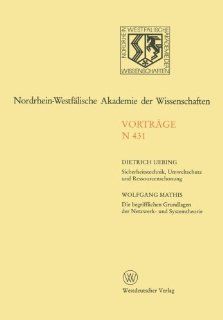 Nordrhein Westflische Akademie der Wissenschaften Natur , Ingenieur  und Wirtschaftswissenschaften Vortrge  N 431 (Rheinisch Westflische Akademie der Wissenschaften) (German Edition) Dietrich Uebing 9783531084312 Books