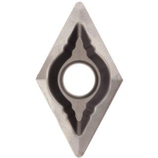 Sandvik Coromant DNMP 432 H13A H13A Grade, Uncoated, 55 Degree Diamond Shape, Groove Chip Breaker, 432 Insert Size, 0.1875" Thickness, 0.0315" Nose Radius Carbide Turning Insert (Pack Of 10)