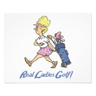 real ladies golf flyers