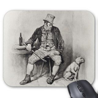 Bill Sykes and his dog, 'Charles Dickens A G Mouse Pad