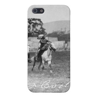 "Buffalo Bill" Cody Riding Horse next to Native Cases For iPhone 5