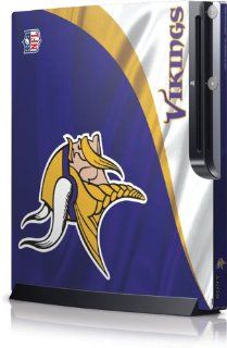 NFL   Minnesota Vikings   Minnesota Vikings   Sony Playstation 3 / PS3 Slim (4th Gen)(160/250GB)   Skinit Skin  Sports Fan Video Game Accessories  Sports & Outdoors