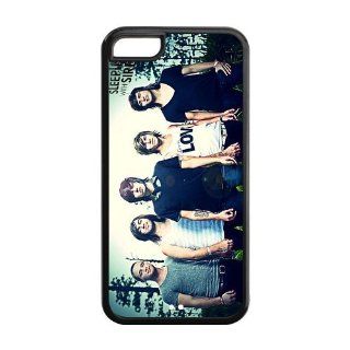 Mystic Zone Sleeping with Sirens Band Cover Case for Apple iPhone 5C  (Black and White)  MZ5C00053 Cell Phones & Accessories