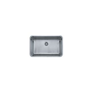 Franke GDX11028 Grande 17 Inch x 28 Inch Single Bowl Undermount Kitchen Sink    