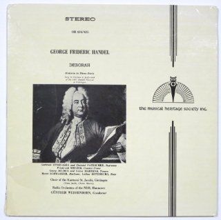 George Frideric Handel Deborah / Gertraut Stoklassa, Christel MHS 434/435 Music