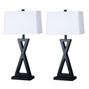 Kenroy Home Logan 2 Pack 31 in. Oil Rubbed Bronze Table Lamp Set 20138ORB