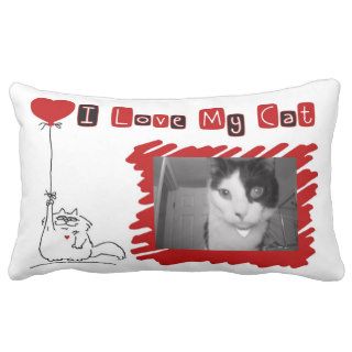 Love My Cat Pillow