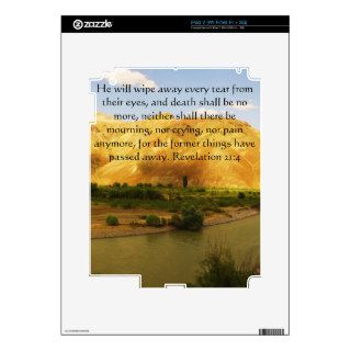 Inspiration and Strength Bible Verse Revelation 21 Decal For The iPad 2
